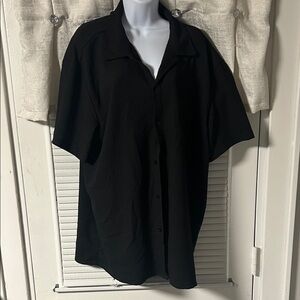 NFINITY Black Casual Button Down Shirt